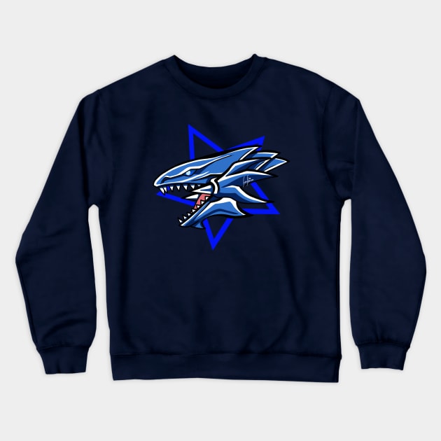 Blue Eyes Spotlight (Blue ver.) Crewneck Sweatshirt by FireFlea